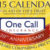 One Call Insurance release 2015 calendar