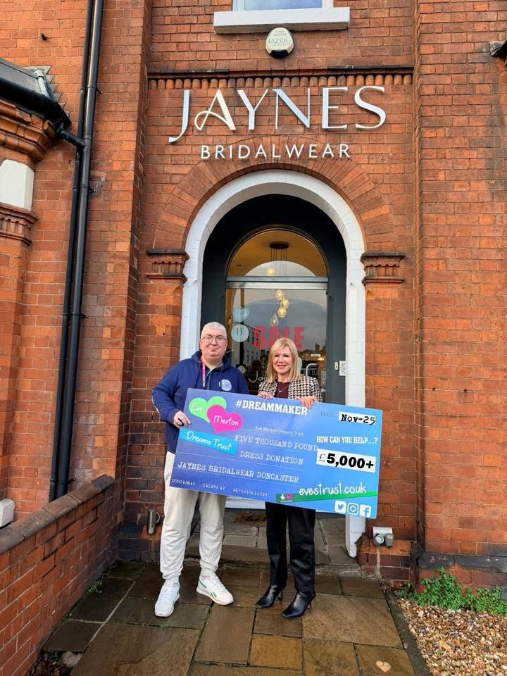 Jaynes Bridalwear donates £5000+ of Wedding Dresses